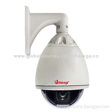 6-inch Megapixel HD High-speed IPTZ Camera, 720p 18x Optical Focus, IPP66, 256 Presets H.264 12V/3A